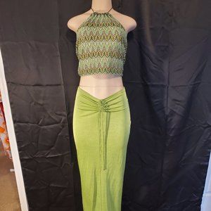 Two Piece maxi style skirt and top